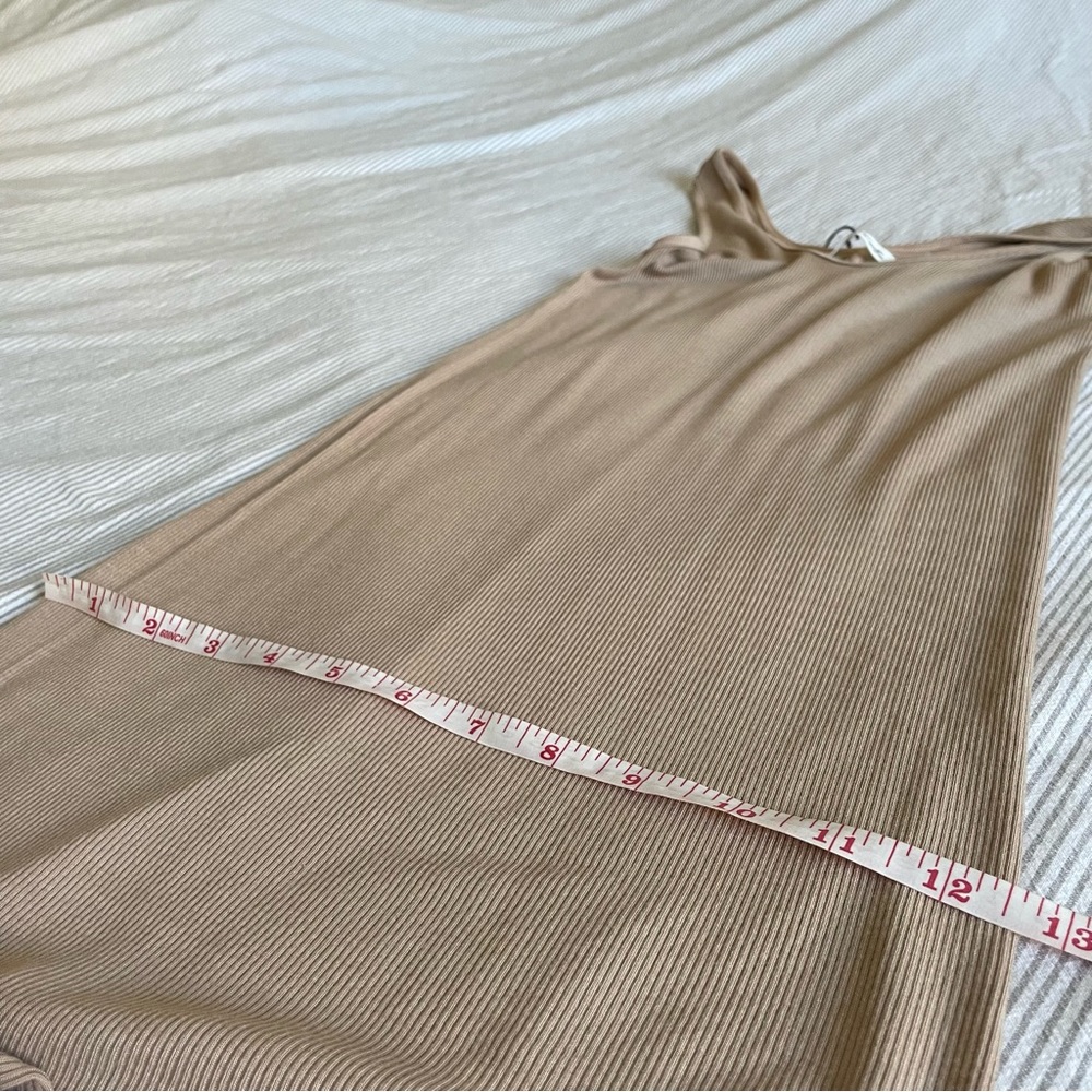 ๐บ๐ธ L16 Enza Costa Silk Rib Tank Midi Dress - Picture 6 of 8